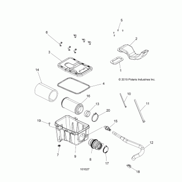 ENGINE, AIR INTAKE SYSTEM - A17SEH57A7