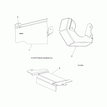 BODY, HEAT SHIELDS - A18SYE95BU (101039)