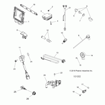 ELECTRICAL, SWITCHES, SENSORS, ECU and CONTROL MODULES - A19SVA85BG (101052)