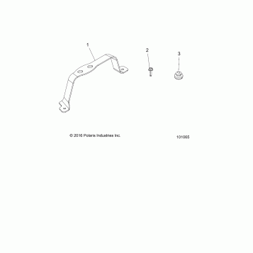 ENGINE, AIR INTAKE SYSTEM SUPPORT BRACKET - A19SJE57BH