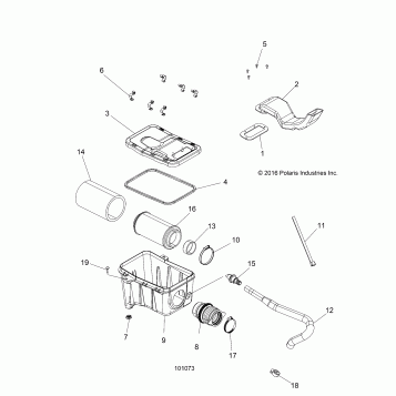 ENGINE, AIR INTAKE SYSTEM - A20SHD57A9 (101073)