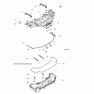 BODY, FRONT RACK - A17SXD95A9/SXE95AC/AL (101103)