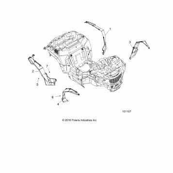 BODY, FRONT AND REAR FENDER FLARES - A17DCE87AU (101107)