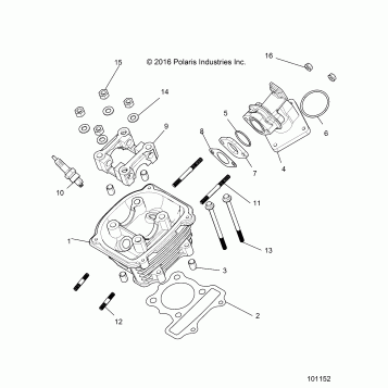 ENGINE, CYLINDER HEAD ASM. - A17HAA15A7/B7
