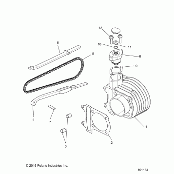 ENGINE, CYLINDER COMP - A17HAA15A7/B7