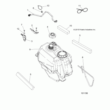 BODY, FUEL TANK ASM. - A17S6E57A1