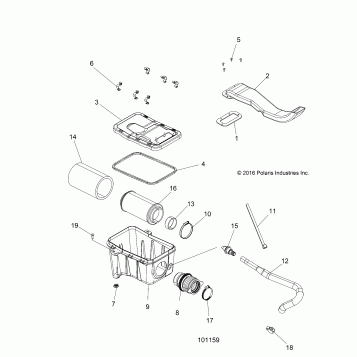 ENGINE, AIR INTAKE SYSTEM - A19S6E57B1