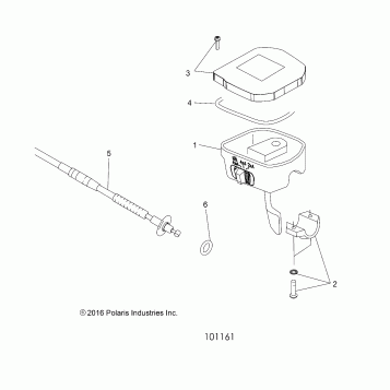 STEERING, CONTROLS, THROTTLE ASM. and CABLE - A19S6E57B1 (101161)