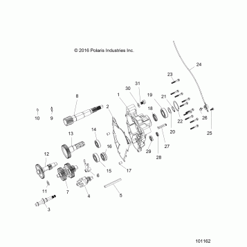 DRIVE TRAIN, MAIN GEARCASE - A18HAA15B7/B2 (101162)