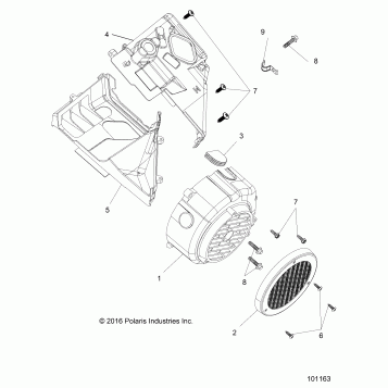 ENGINE, FAN COVER AND SHROUD COMP - A20HAB15A2 (101163)
