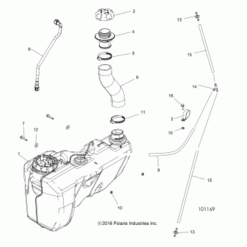BODY, FUEL TANK - A18SVE95BR