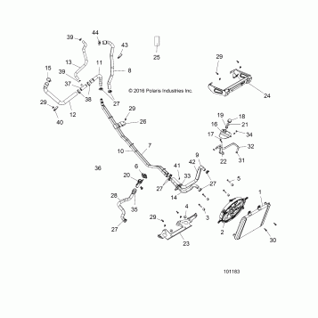 ENGINE, COOLING SYSTEM - A17DAA57A5 (101183)