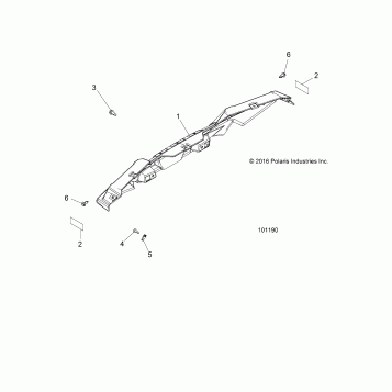 BODY, BUMPER, REAR - A17DAE57AM (101190)