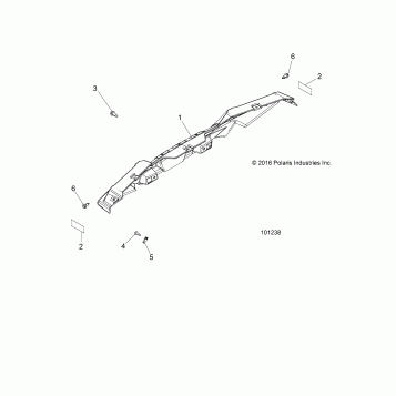 BODY, BUMPER, REAR - A18DAA50B7 (101238)