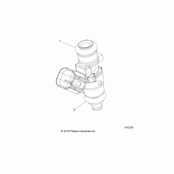 ENGINE, FUEL INJECTOR 2521068 O-RINGS - A16SWE57A1/A7 (101239)