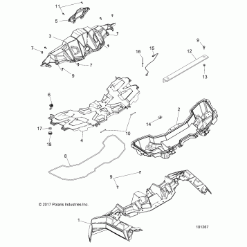 BODY, HOOD AND FRONT BODY WORK - A18DAA50B7 (101267)