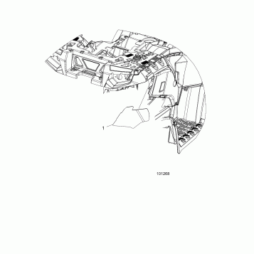 BODY, REAR CAB FOIL - A16SYE95AK/AP (101268)