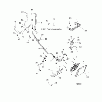 ENGINE, COOLING SYSTEM - A18DAA50B7 (101269)