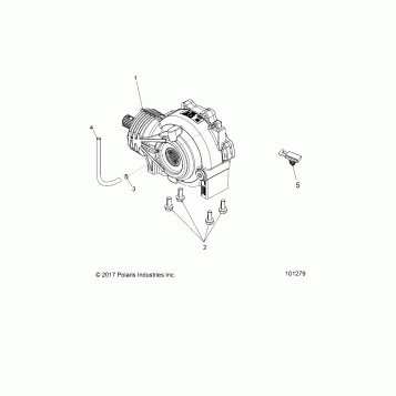 DRIVE TRAIN, FRONT GEARCASE MOUNTING - A18DAE57B2 (101279)