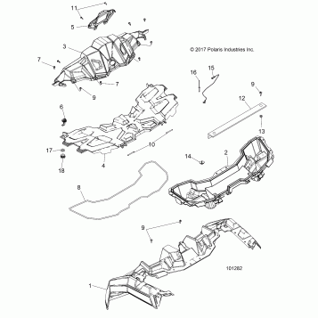 BODY, HOOD AND FRONT BODY WORK - A18DAE57B2 (101282)