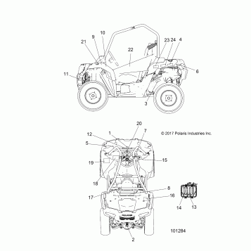 BODY, DECALS - A18DAE57B2 (101284)