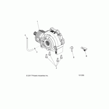 DRIVE TRAIN, FRONT GEARCASE - A18DCE87BB (101295)