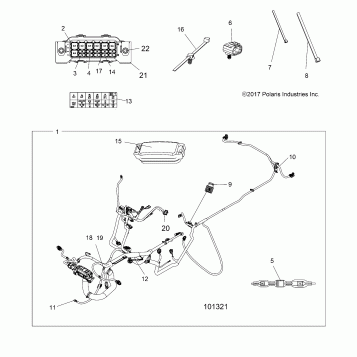 ELECTRICAL, HARNESS - A18SXA85B1/B7/SXE85BM/BS/B9 (101321)