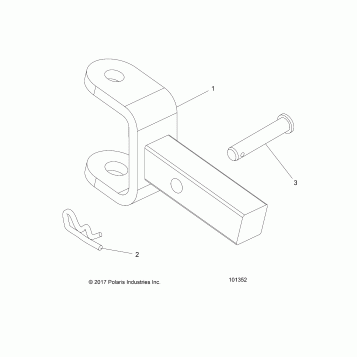 CHASSIS, HITCH - A19SEF57B4