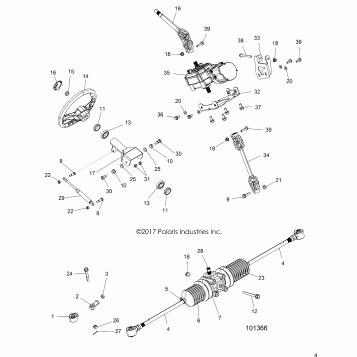 STEERING, STEERING ASM. -  A18DAE57B2 (101366)