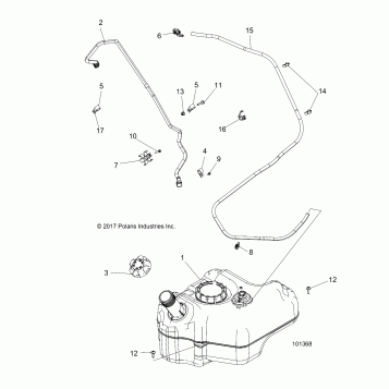 BODY, FUEL TANK - A18DAE57B2 (101368)