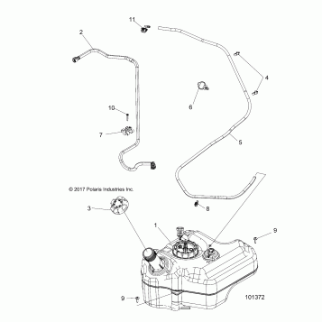 BODY, FUEL TANK - A18DCE87BB (101372)