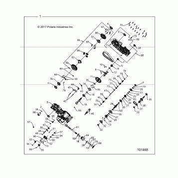DRIVE TRAIN, MAIN GEARCASE - A18SUE57N5