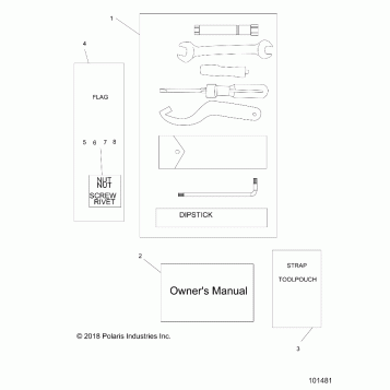 REFERENCES, TOOL KIT and OWNERS MANUAL - A20HAB15A2 (101481)