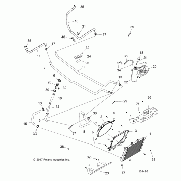 ENGINE, COOLING SYSTEM - A18DCE87BB (101493)