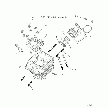 ENGINE, CYLINDER HEAD ASM. - A20HAB15A2