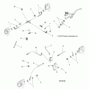 BRAKES, BRAKE LINES - A19SXM95AL