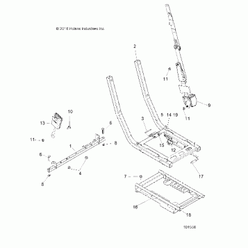 BODY, SEAT MOUNTING AND BELT - A19DCE87AK (101558)