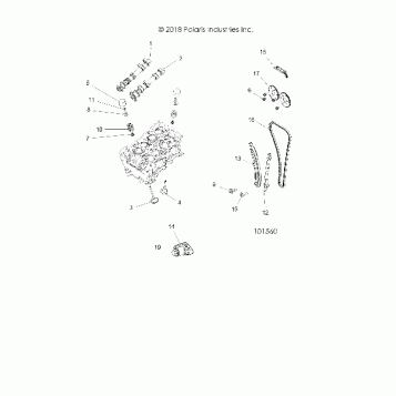 ENGINE, VALVES and CAMSHAFTS - A19DCE87AK (101560)