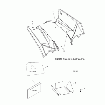 BODY, REAR CAB AND HEAT SHIELDS - A18SVE95BR