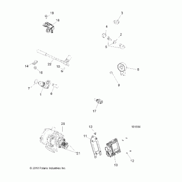 ELECTRICAL, SWITCHES, SENSORS and ECM - A19SJE57BH (101584)