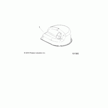 BODY, FUEL PUMP COVER - A18DAA50B7 (101585)