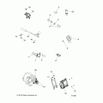 ELECTRICAL, SWITCHES, SENSORS and ECM - A19SEA57B1/5/9/L2/L7/E57B1/5/9/F57B4/SEY57B5/SEZ57BZ
