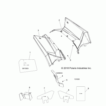 BODY, REAR CAB AND HEAT SHIELDS - A16SVE95AA/AM