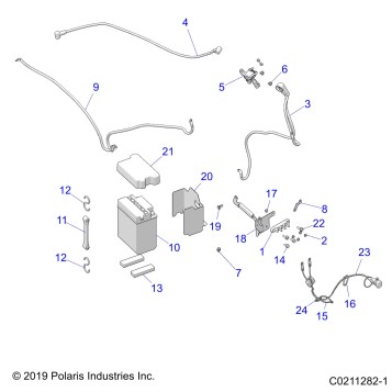 ELECTRICAL, BATTERY - A20SHD57A9 (C0211282-1)