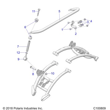 SUSPENSION, STABILIZER BAR - A19SXA85B1/B4/SXE85BC/B9/ZBJ (C100809)