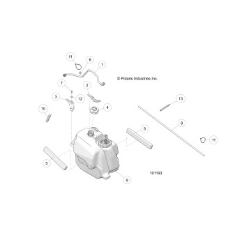 BODY, FUEL TANK ASM. - A17SDA57A1/L2/E57A2