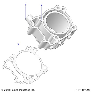 ENGINE, CYLINDER - A24SHR57AM (C101422-19)