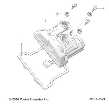 ENGINE, VALVE COVER - A26SDA57A7 (C101422-24)