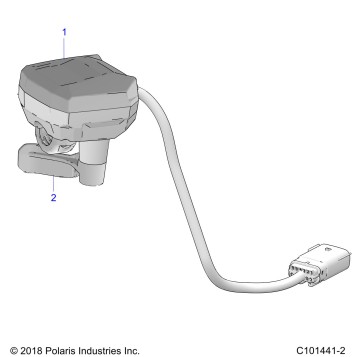 STEERING, CONTROLS, THROTTLE ASM - A26SEE50B1/B4 (C101441)