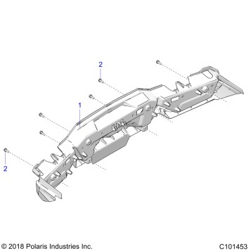 BODY, REAR BUMPER - A21SXZ85AN (C101453)